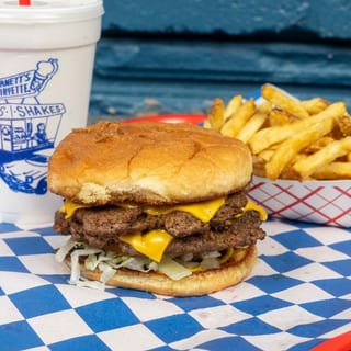 DOUBLE CHEESEBURGER BASKET